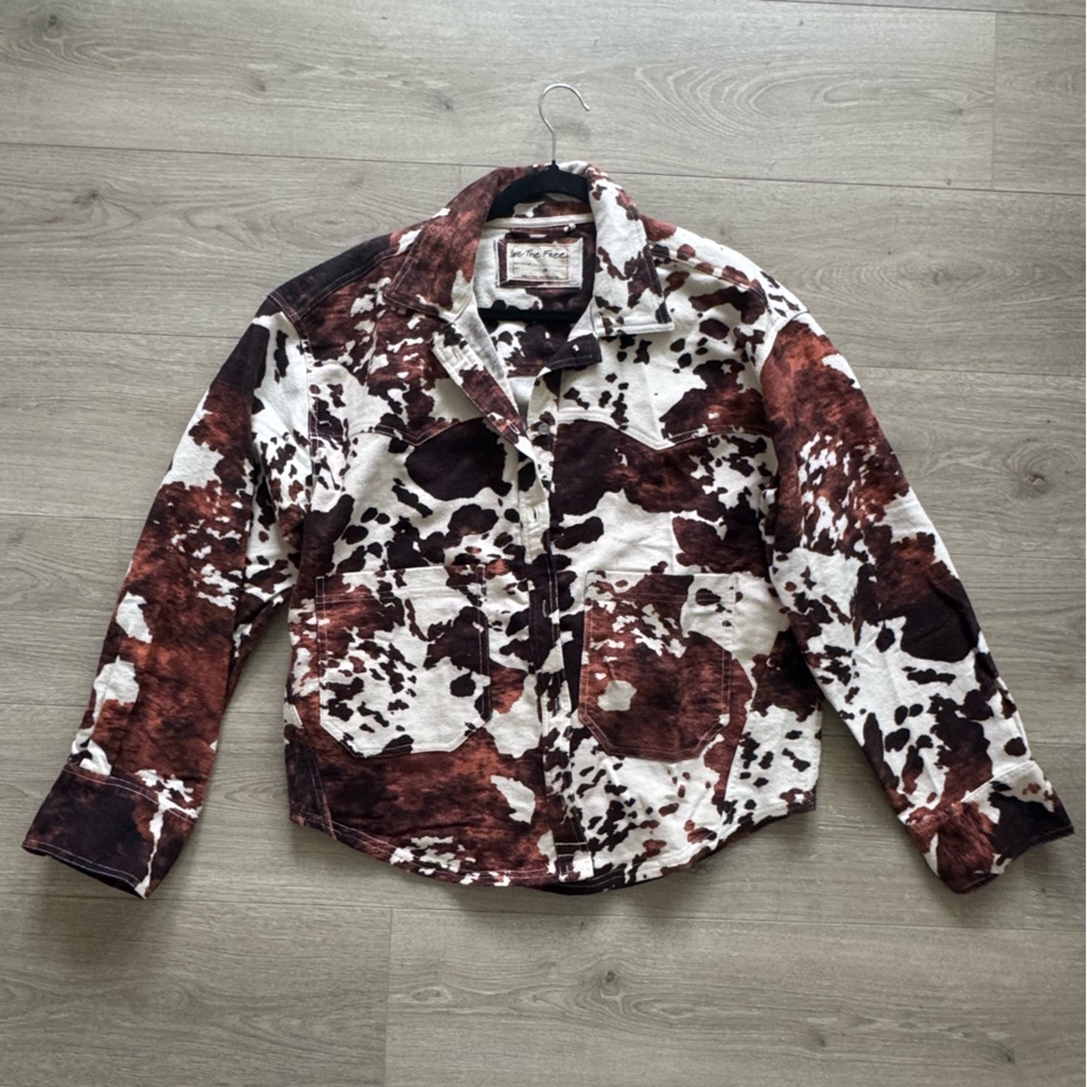 We The Free Brown and Cream Teddy Jacket - Picture 10 of 16
